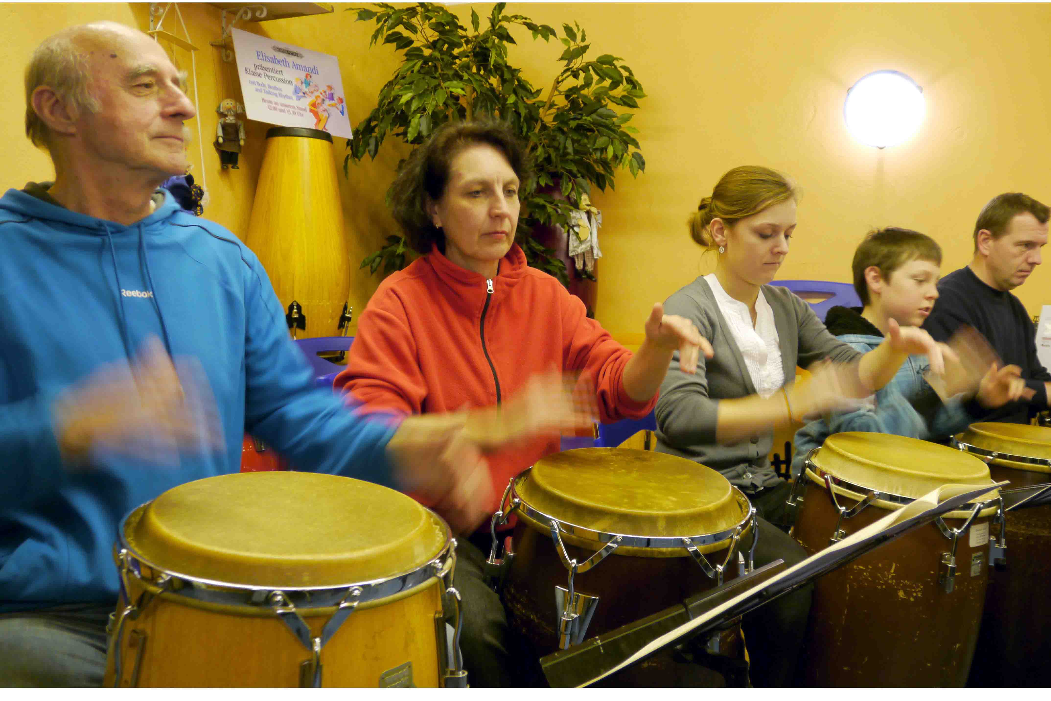 Trommeln Congas